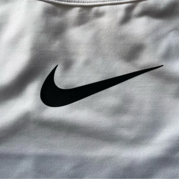 Nike Swoosh Plus Size White Dri-FIT Medium Support Sports Bra Size 2X - Picture 8 of 9